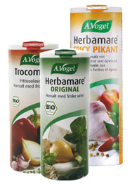 Urtekrydder: Herbamare, Trocomare og Herbamare Spicy